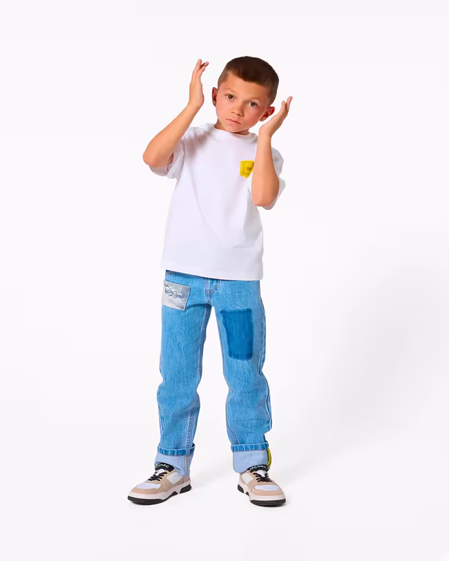 The Patchwork Denim Jeans - image 2