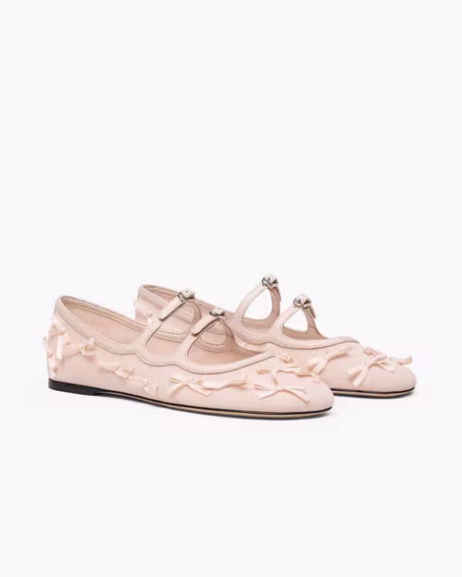 The Bow Mesh Kiki Ballerina