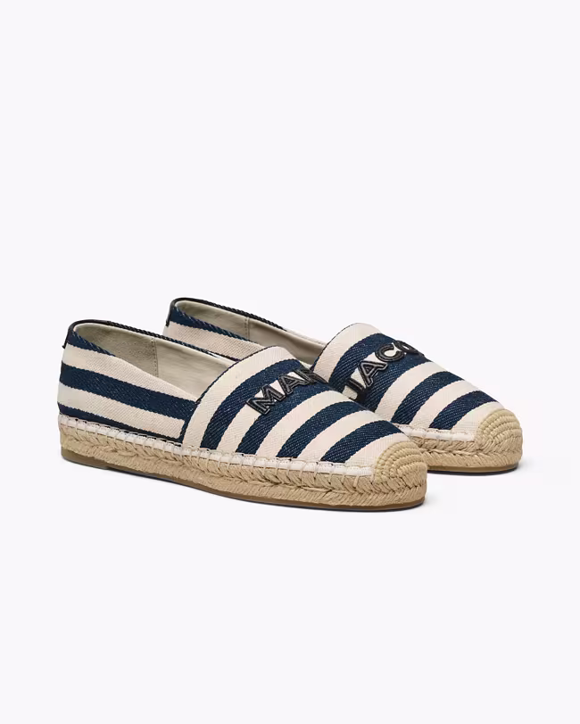 The Stripe Canvas Espadrille
