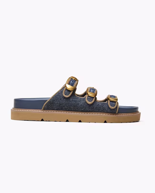 The Denim Suede Kiki Slide - image 3