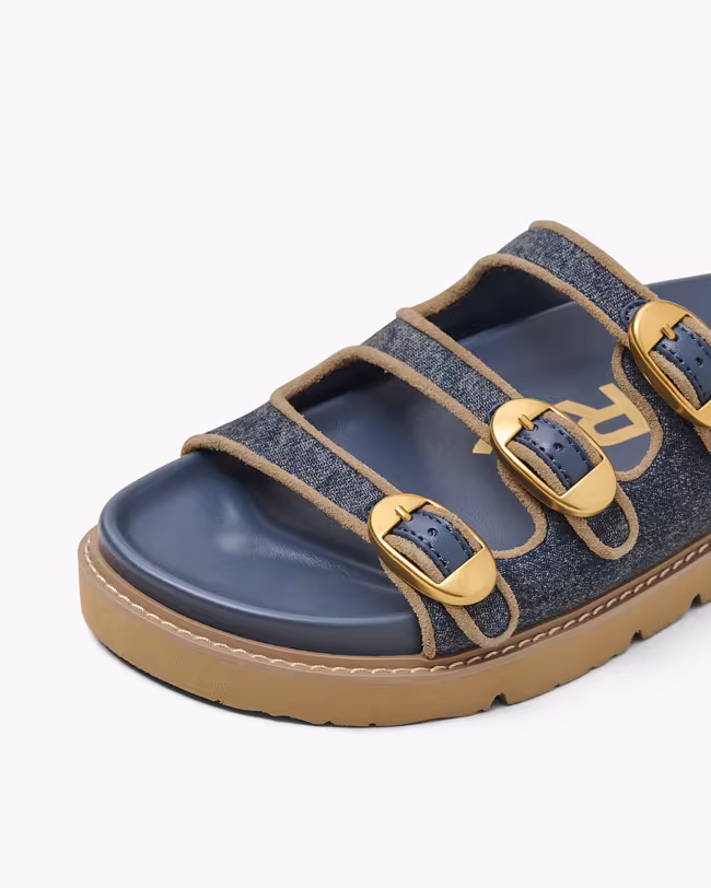 The Denim Suede Kiki Slide - image 4