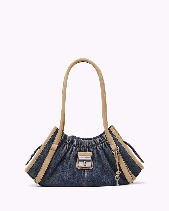 The Denim Suede Cristina Satchel