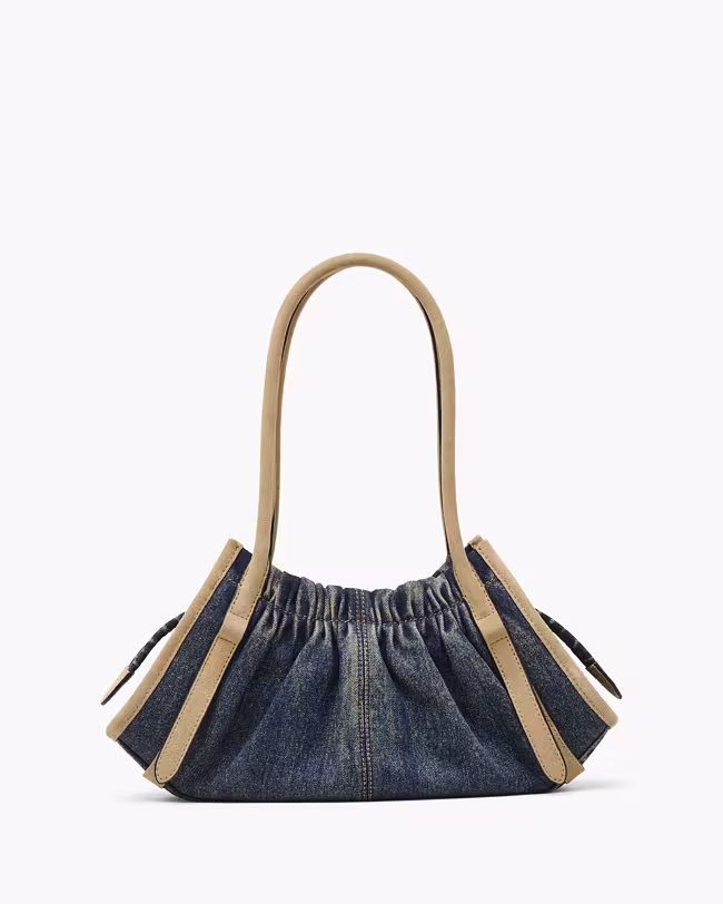 The Denim Suede Cristina Satchel - image 2