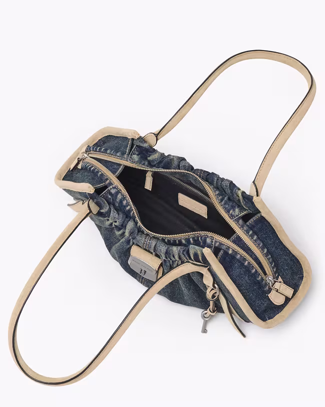 The Denim Suede Cristina Satchel - image 3