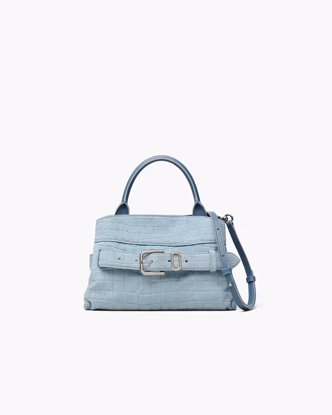 The Suede Croc Dakota Small Satchel