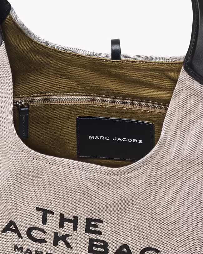 The Leather-Trim Canvas Belted Sack Bag - image 4