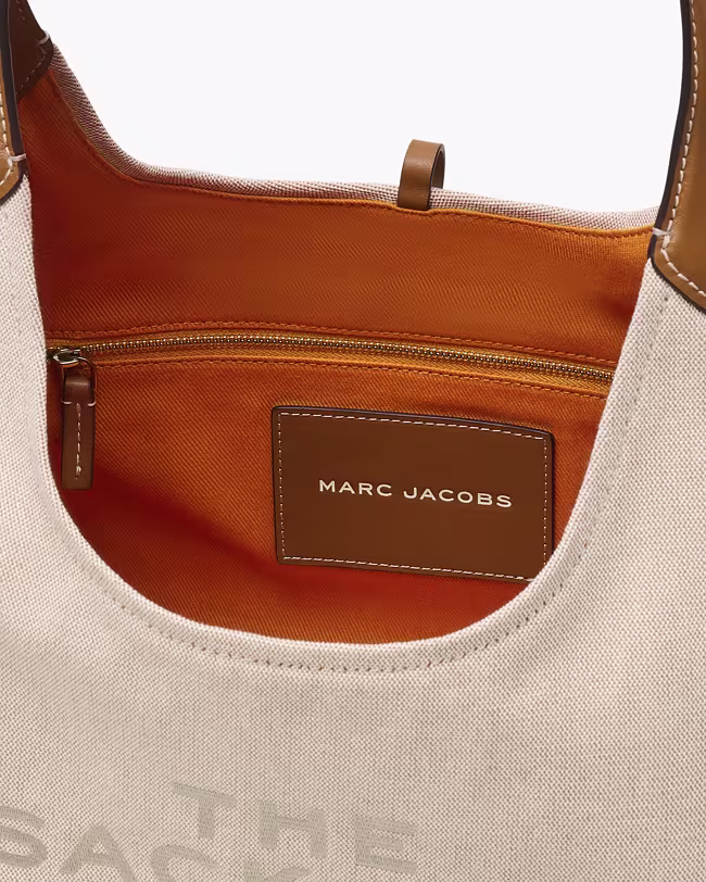 The Leather-Trim Canvas Belted Sack Bag - image 4