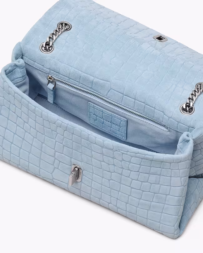 The Suede Croc Dual Convertible Shoulder Bag - image 4