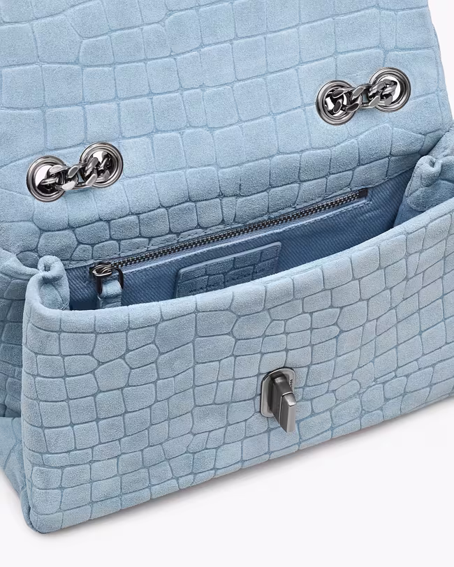 The Suede Croc Slim Dual Convertible Shoulder Bag - image 4