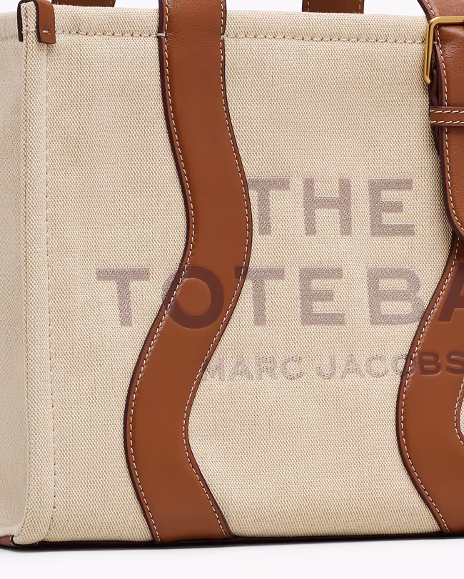 Medium Tote Bag In Wavy Canvas - image 4