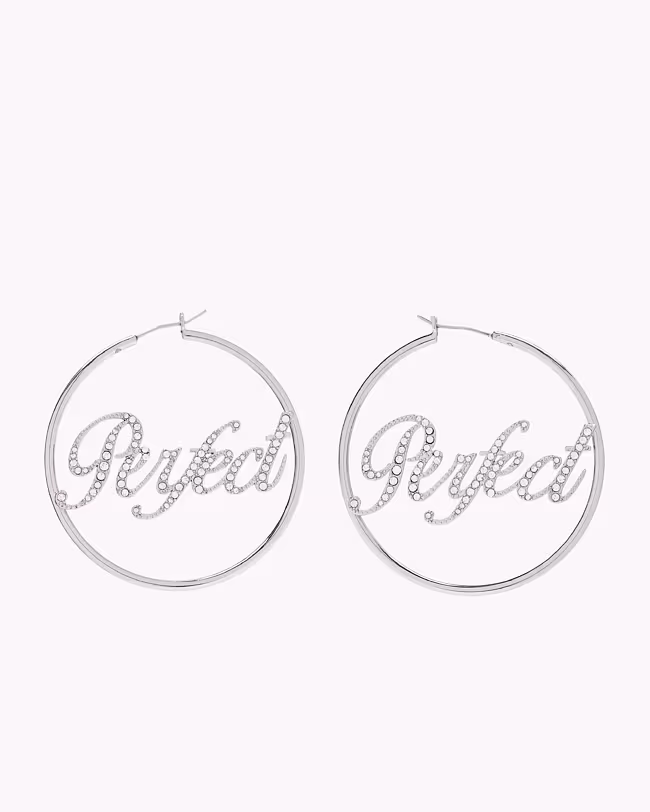 The Perfect Pave Hoop Earrings