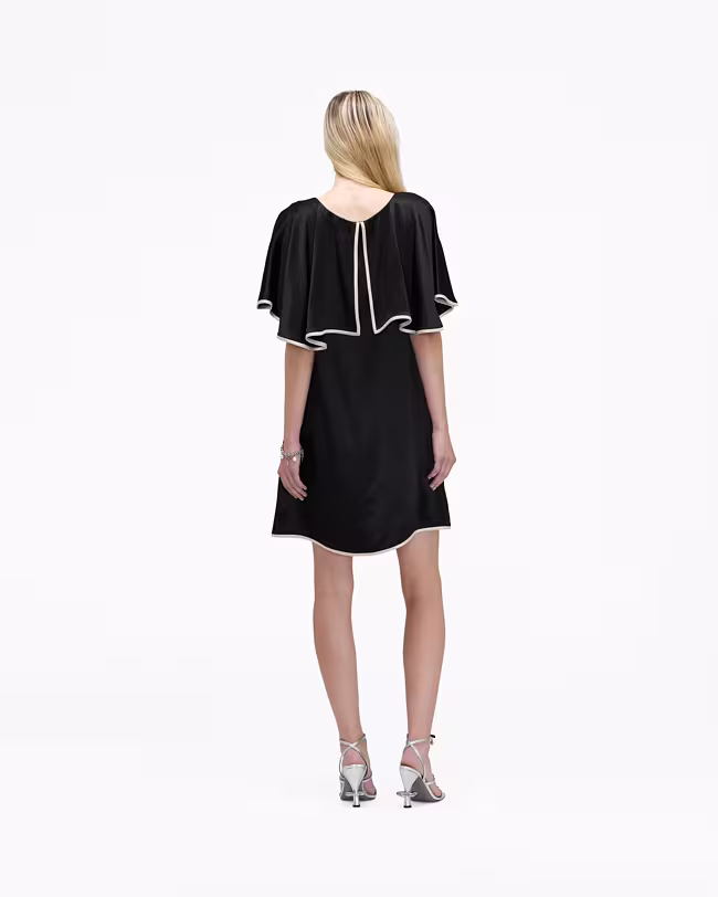 Cape Mini Dress - image 4