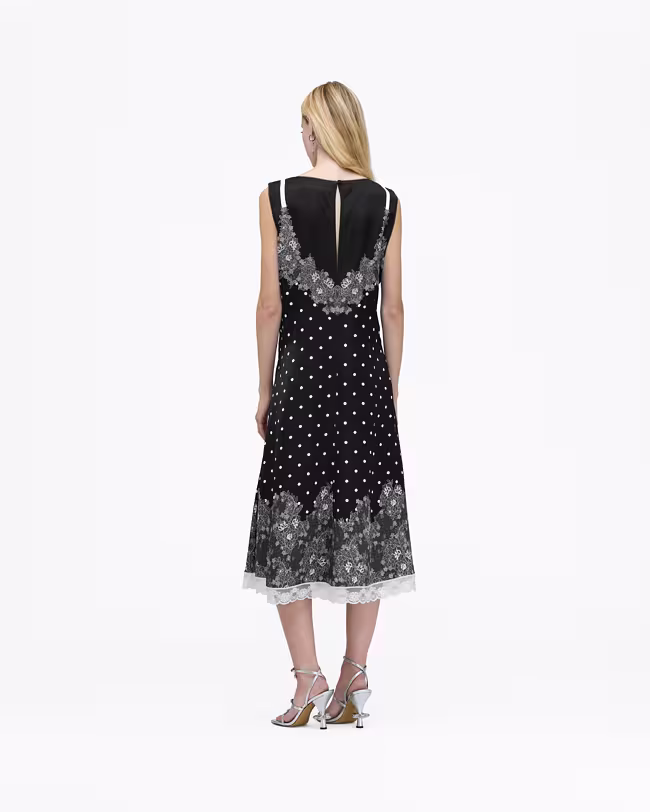 Trompe L'Oeil Slip Midi Dress - image 4
