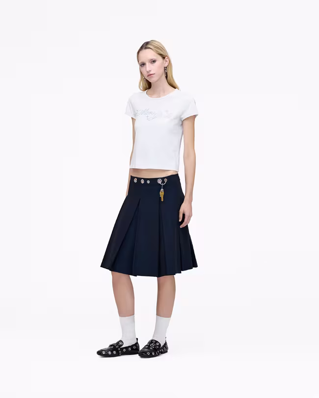 Safety Pin Pleated Skirt - image 3