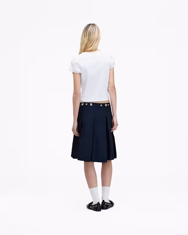 Safety Pin Pleated Skirt - image 4