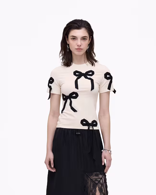 Bow Shrunken Tee