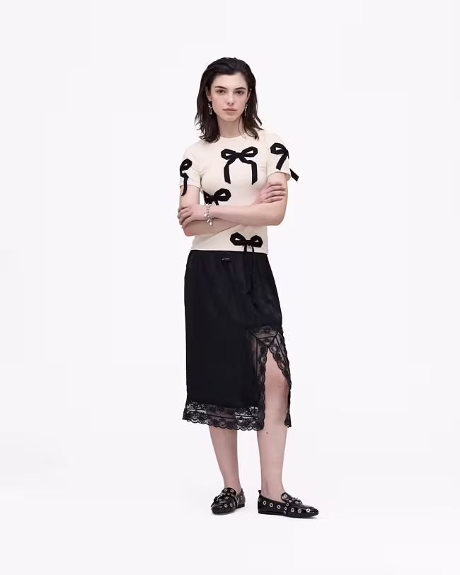 Bow Shrunken Tee - image 3