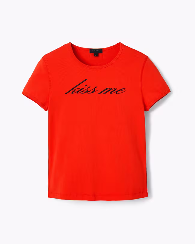 Kiss Me Shrunken Tee - image 2