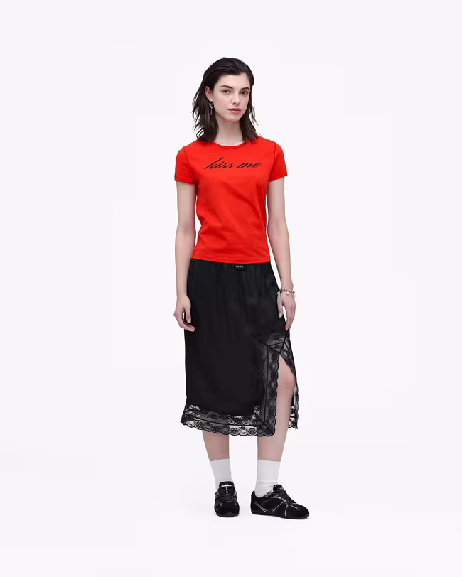 Kiss Me Shrunken Tee - image 3