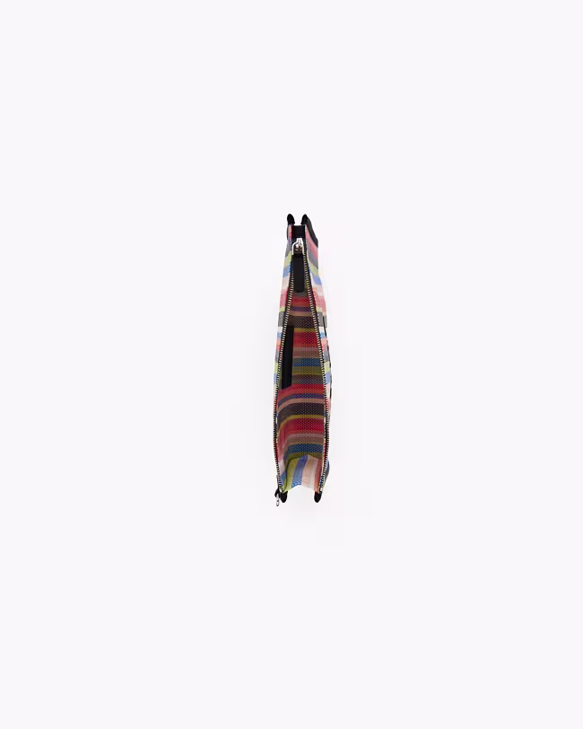 The Stripe Mesh Large Pouch - image 4