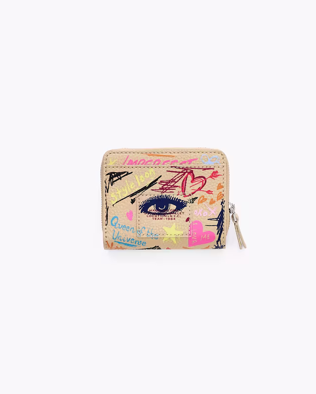 The Punk Scribble Mini Compact Wallet - image 3