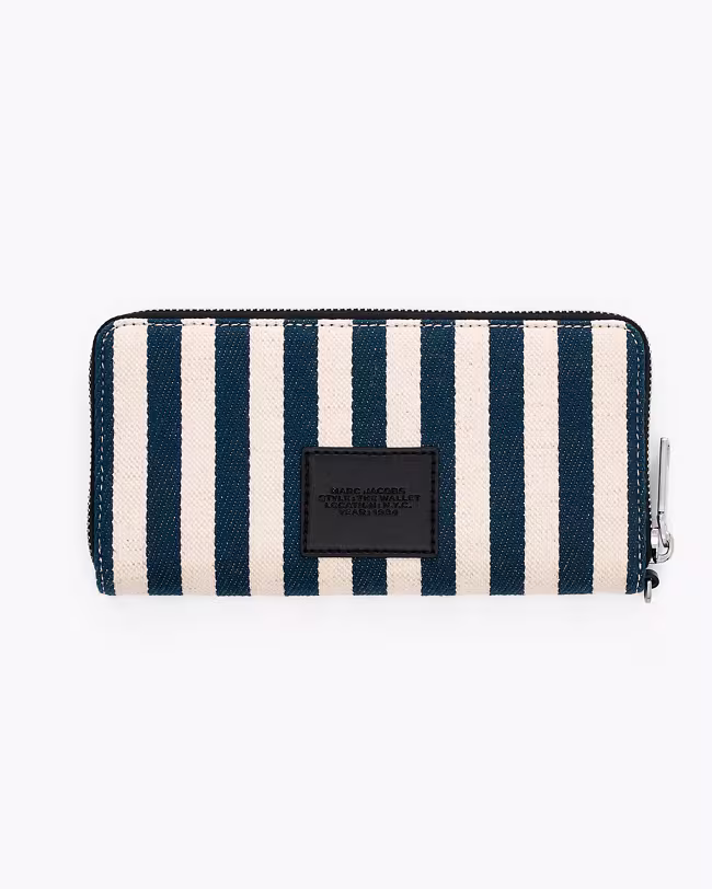 The Stripe Canvas Continental Wallet - image 3