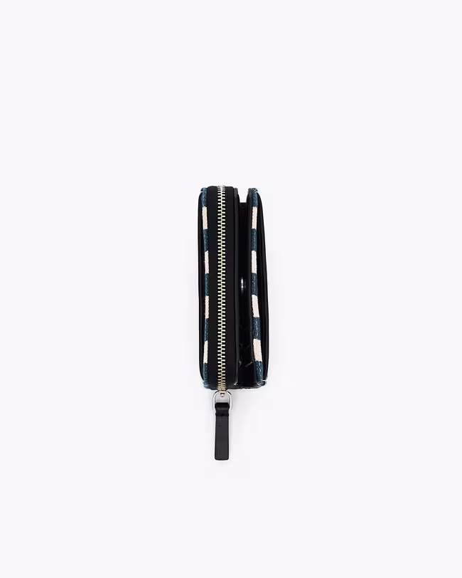 The Stripe Canvas Mini Compact Wallet - image 4