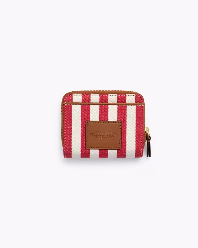 The Stripe Canvas Mini Compact Wallet - image 3