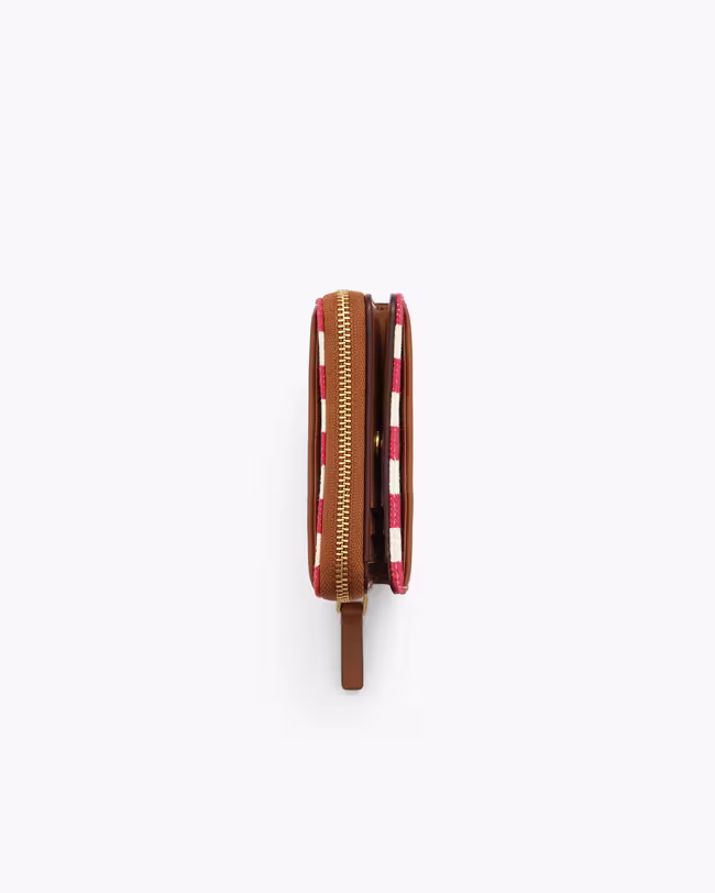 The Stripe Canvas Mini Compact Wallet - image 4