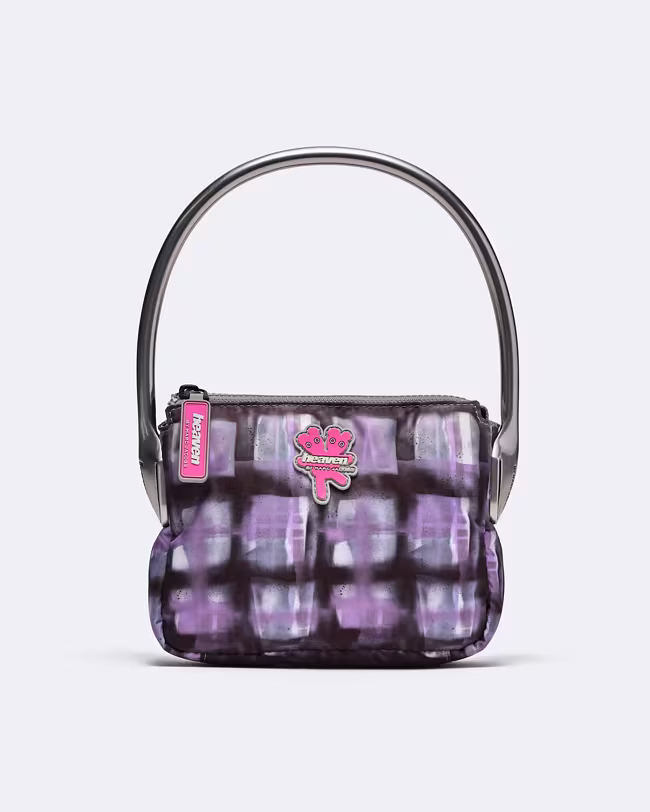 Metal Handle Mini Shoulder Bag