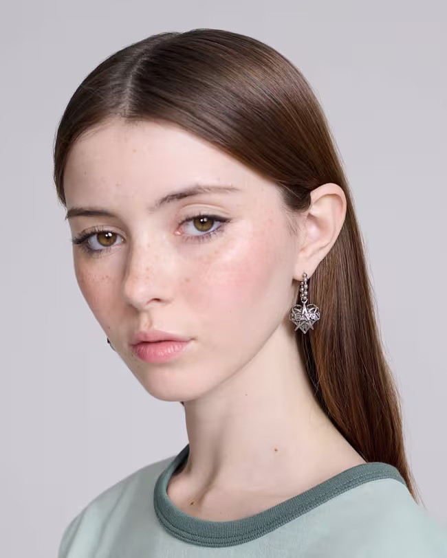 HEAVEN PENTAGRAM HOOPS - image 3
