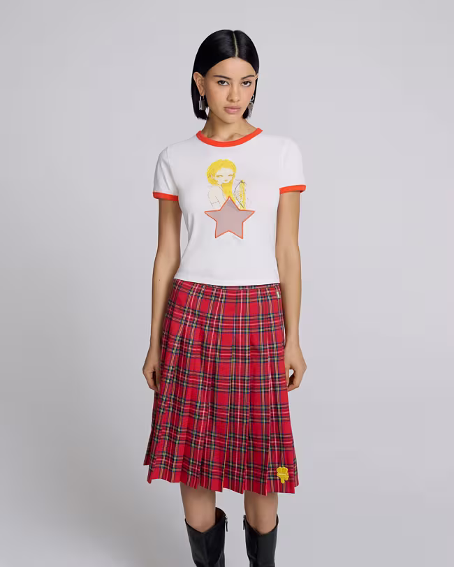 Eri Star Mesh Baby Tee