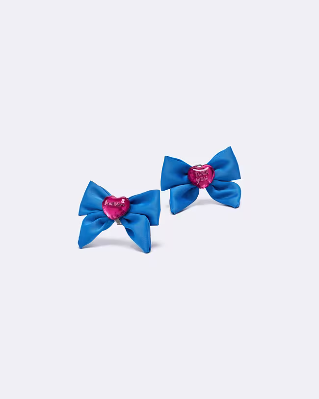 Heart Bow Earrings