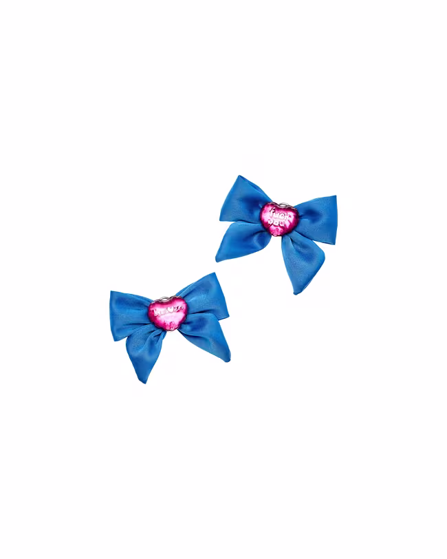 Heart Bow Earrings - image 3