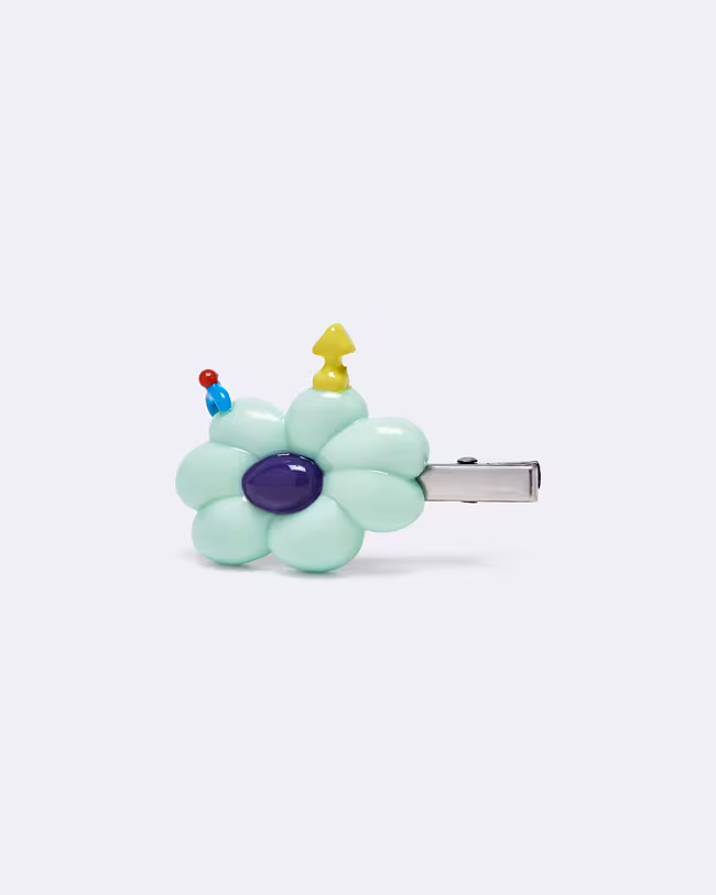 Puffy Flower Hairclip