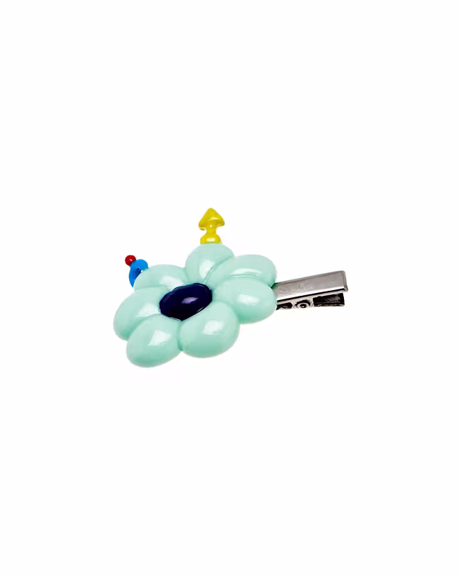 Puffy Flower Hairclip - image 3
