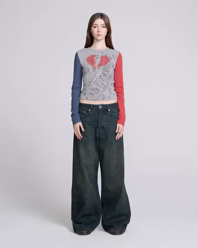Baggie Stencil Jean