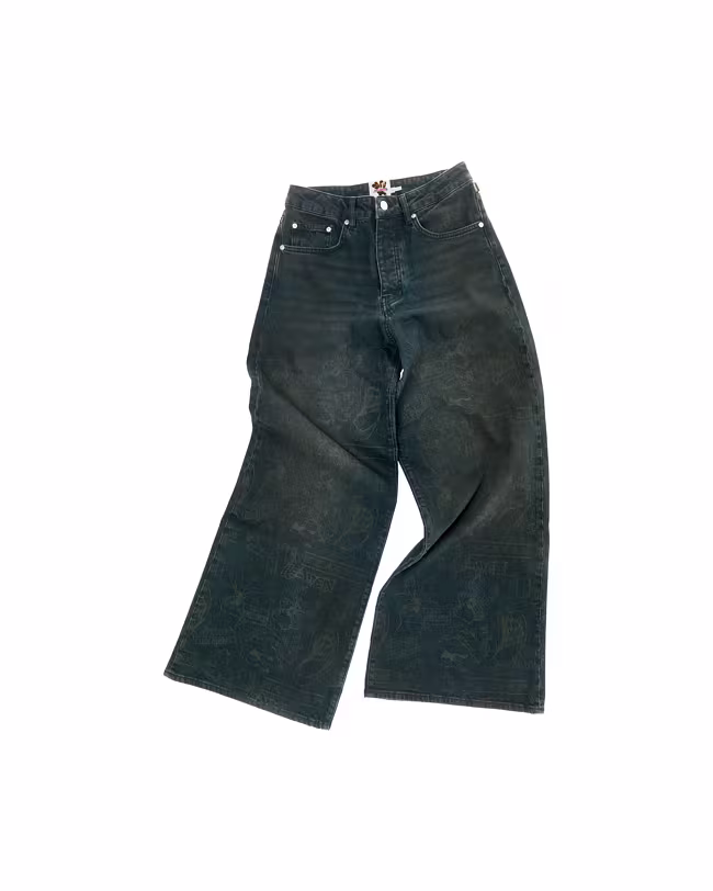 Baggie Stencil Jean - image 3