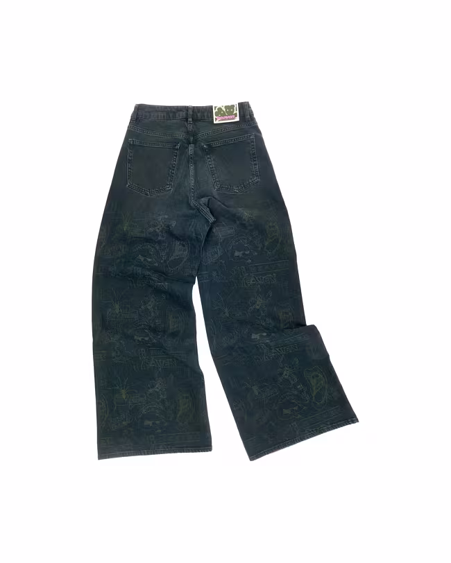 Baggie Stencil Jean - image 4