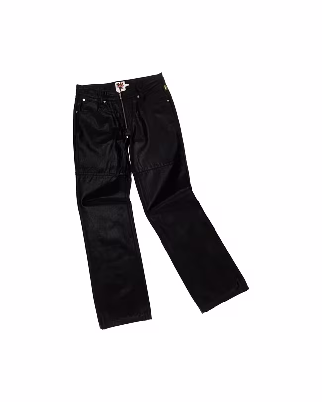 Zip Front Coated Jean - image 3