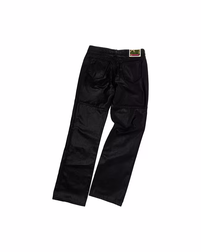 Zip Front Coated Jean - image 4