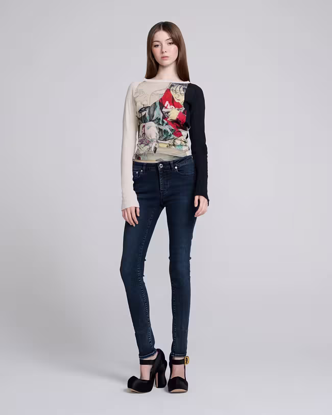 Stacked Skinny Jean