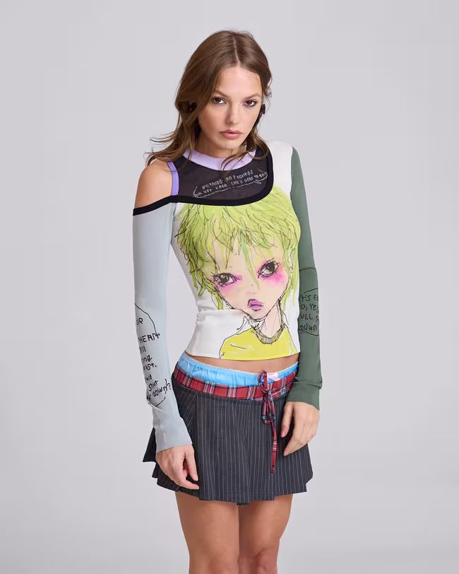Eri Wakiyama Layered Sweater
