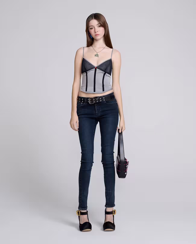 Sport Mesh Corset Tank - image 2