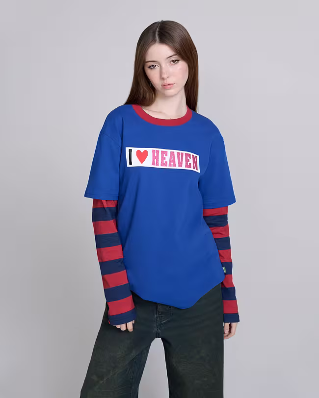 I <3 Heaven Layered Longsleeve