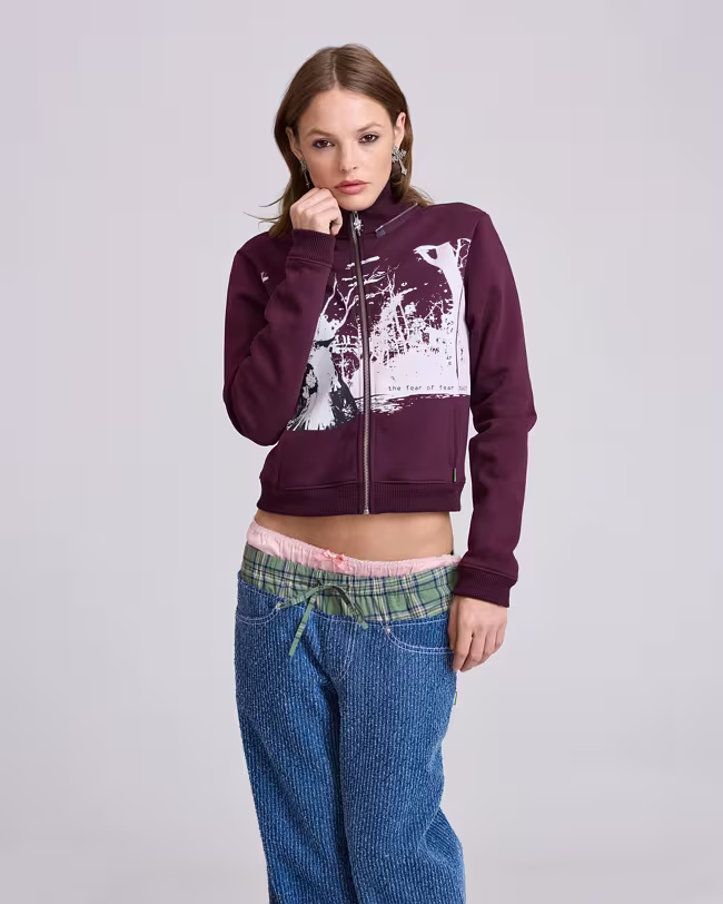 The Fear Of Fear Zip-Up Hoodie