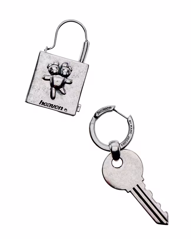 LOCK AND KEY EARRINGS - image 3