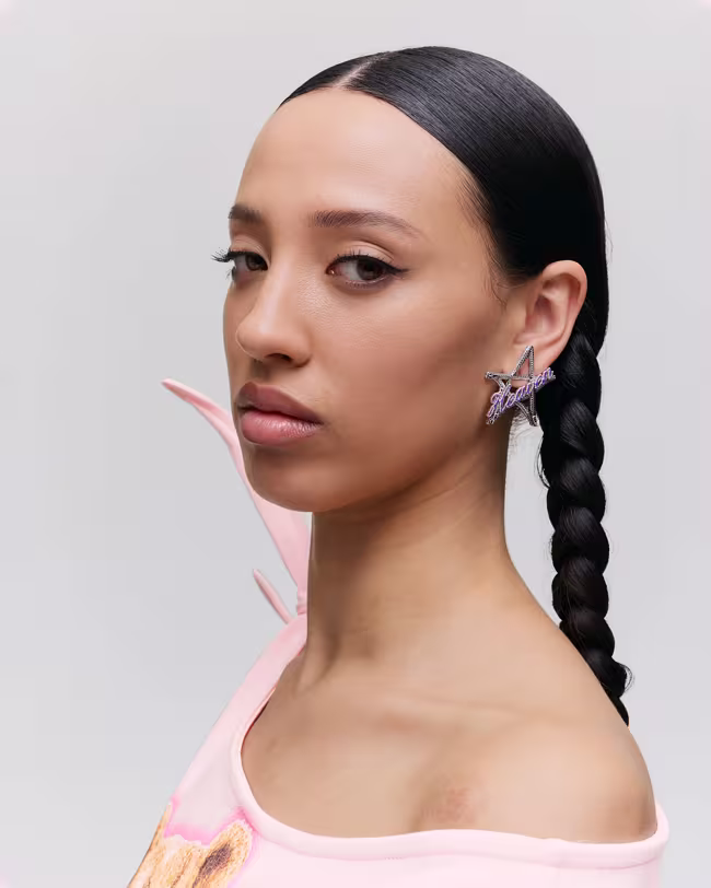 Pentagram Earrings - image 2