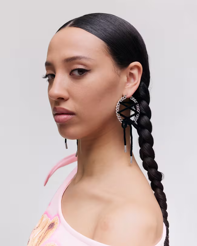 Corset Hoop Earrings - image 2