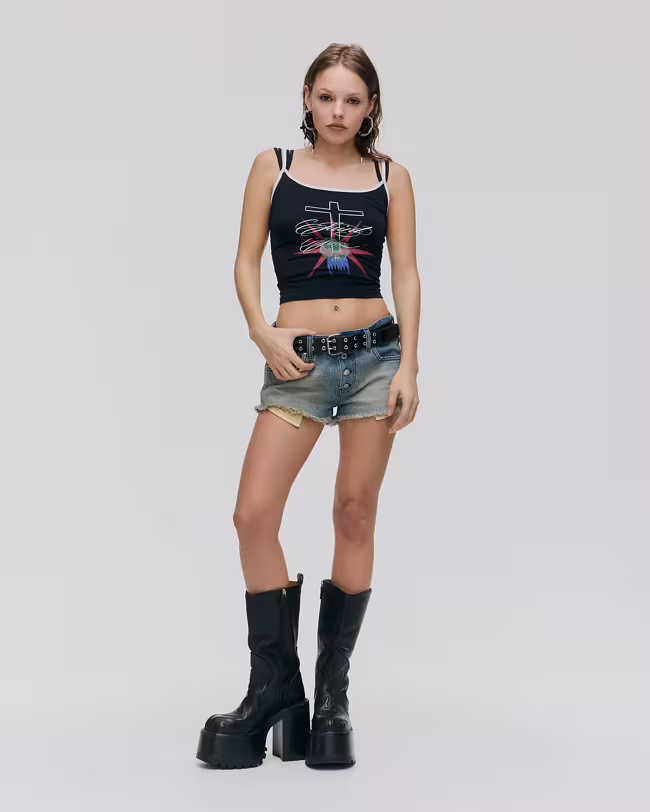 Heaven Micro Denim Shorts
